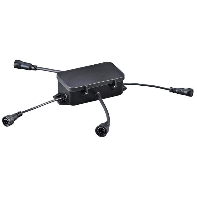 Image 1 WAC InvisiLED 4" Wide Black Outdoor Master Controller