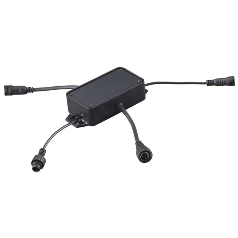 Image 1 WAC InvisiLED 4" Wide Black Outdoor Slave Controller