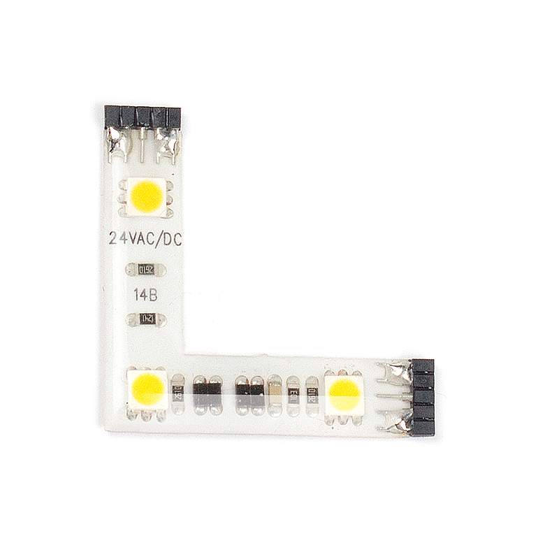 Image 1 WAC InvisiLED LITE 3" Wide White 3000K LED Corner Tape Light