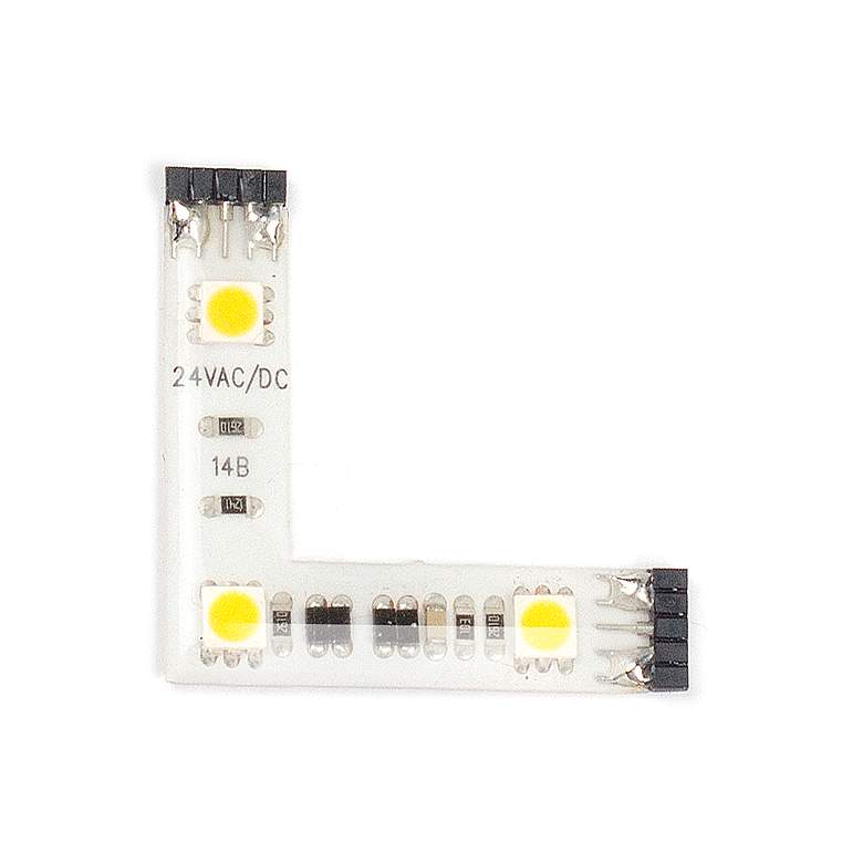 Image 1 WAC InvisiLED LITE 3 inch Wide White 3000K LED Corner Tape Light