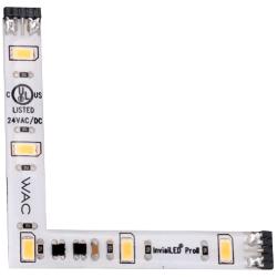 WAC InvisiLED Pro2 White &quot;L&quot; Connector 2700K Tape Light