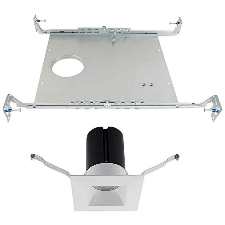 Image 1 WAC Ion 2" White Square LED Recessed Light with Frame-in Kit