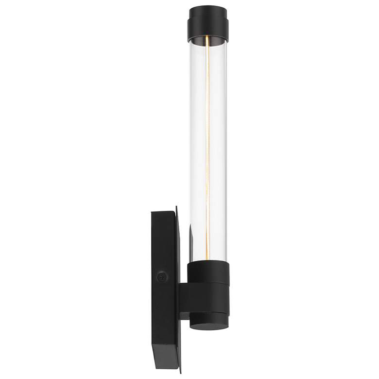 Image 3 WAC Jedi 12 3/4" High Black ADA LED Wall Sconce more views
