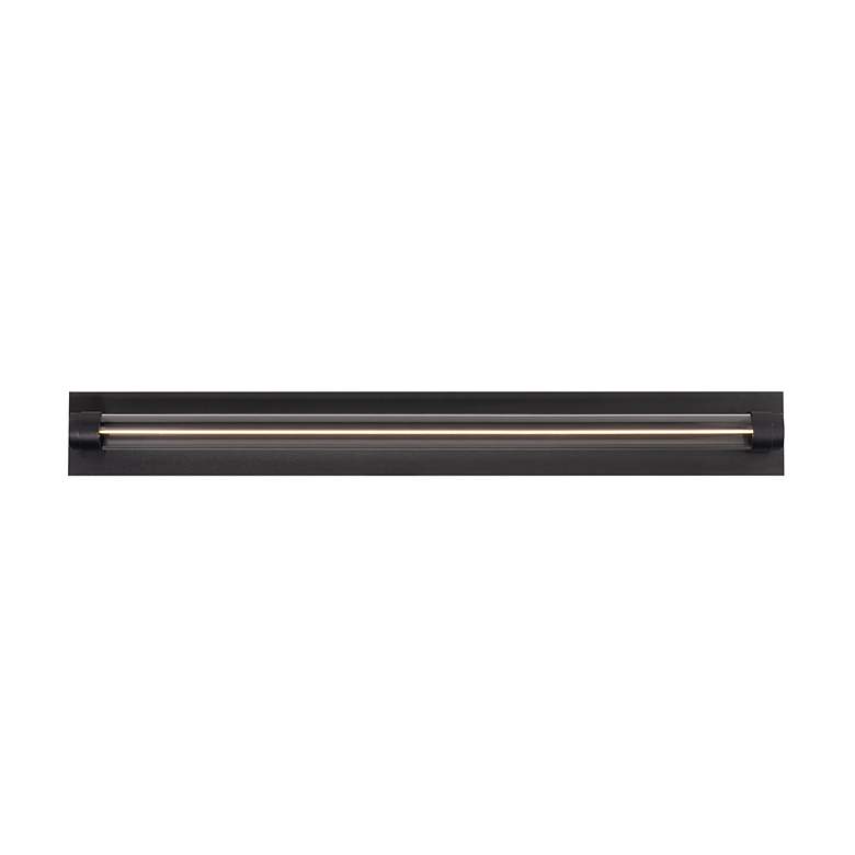 Image 2 WAC Jedi 27" Wide Black LED Vanity Bath Light more views