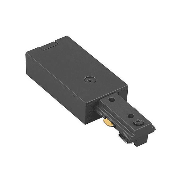 Image 1 WAC Joiner Black Live End Feed Connector  Lightolier Compatible .