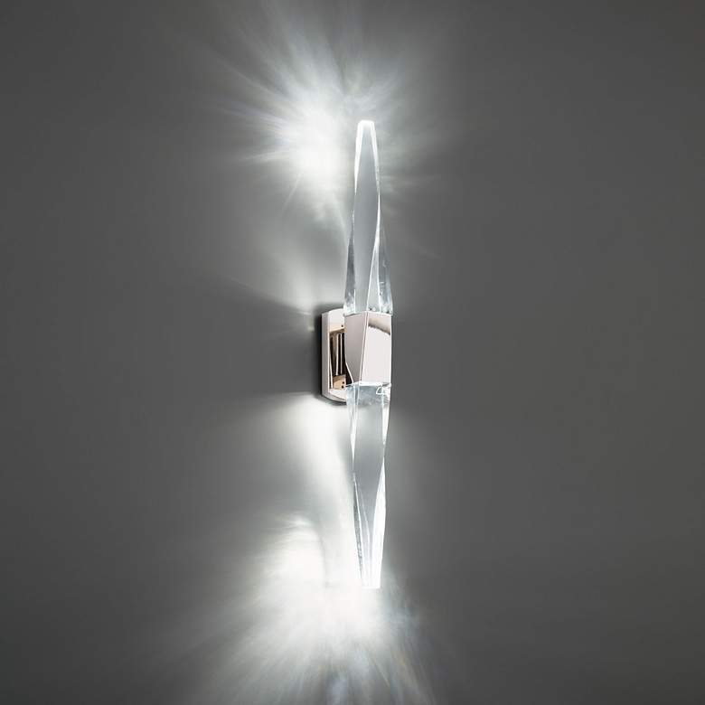Image 1 WAC Kindjal 27" Wide Polished Nickel LED Vanity Bath Light