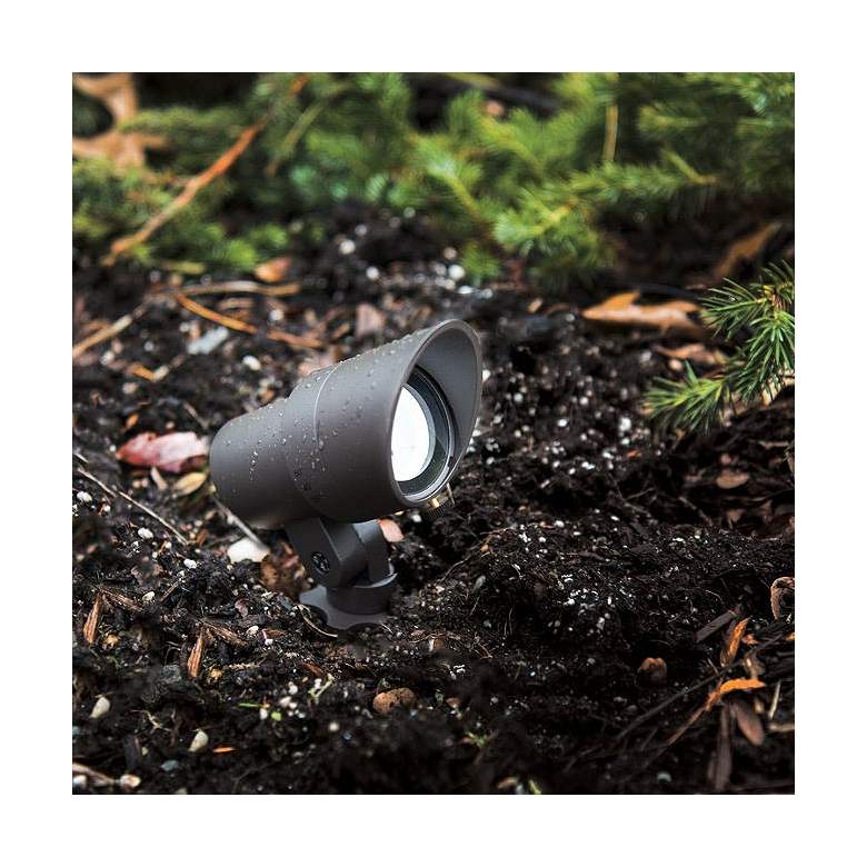 Image 2 WAC Landscape 4" High Black 2700K LED Mini Accent Spot Light more views