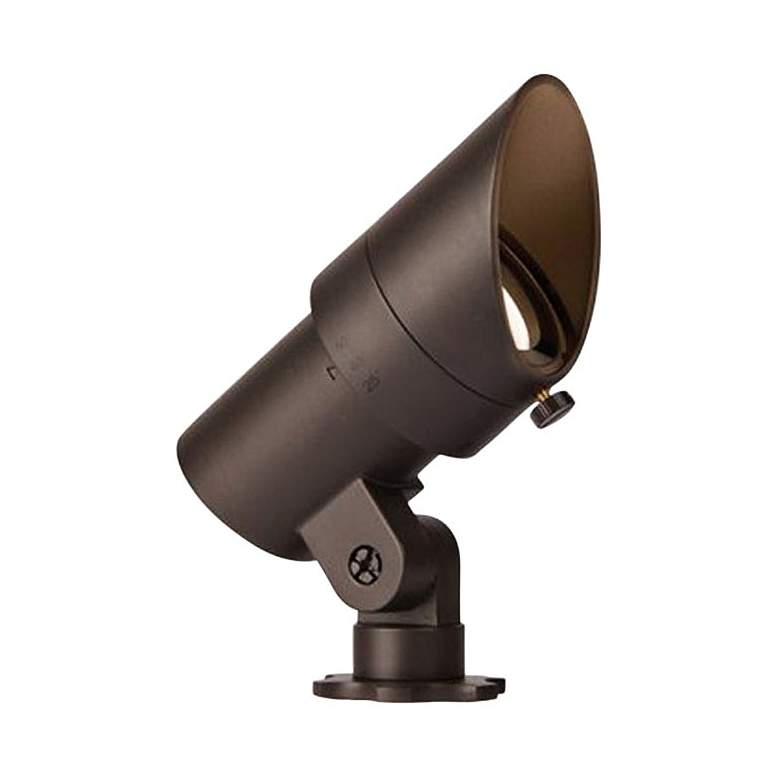 Image 1 WAC Landscape 4 inchH Bronze 3000K LED Mini Accent Spot Light