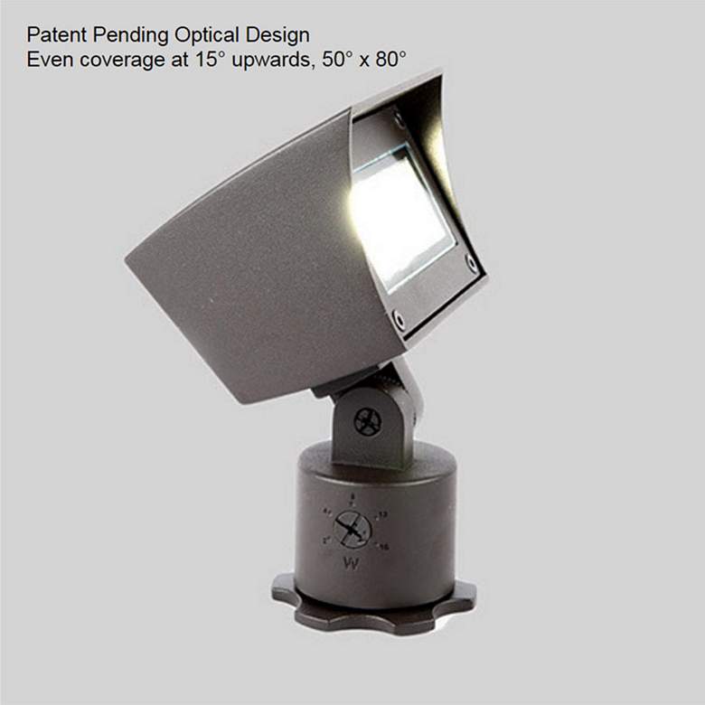 Image 2 WAC Landscape 6 1/4" High Bronze 3000K LED 12V Flood Light more views
