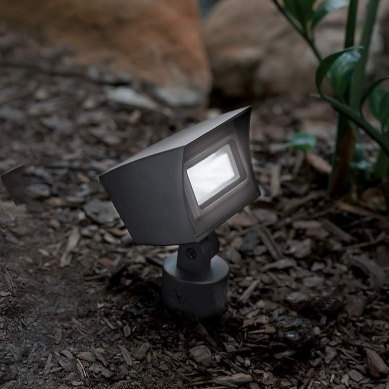 Image 4 WAC Landscape 6 1/4 inch High Bronze 3000K LED 12V Flood Light more views