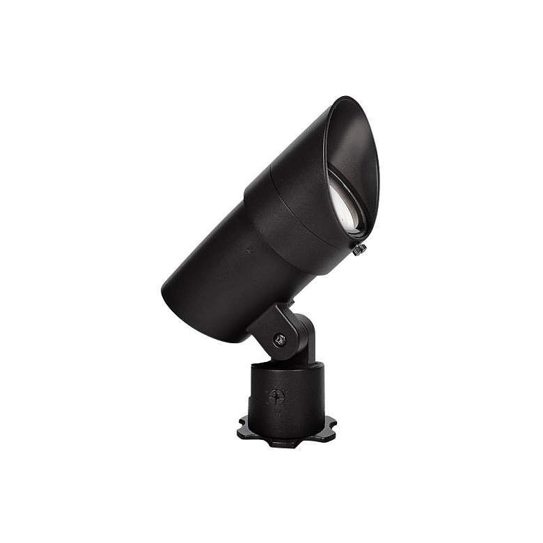 Image 1 WAC Landscape 6" High Black 3000K LED Accent Spot Light
