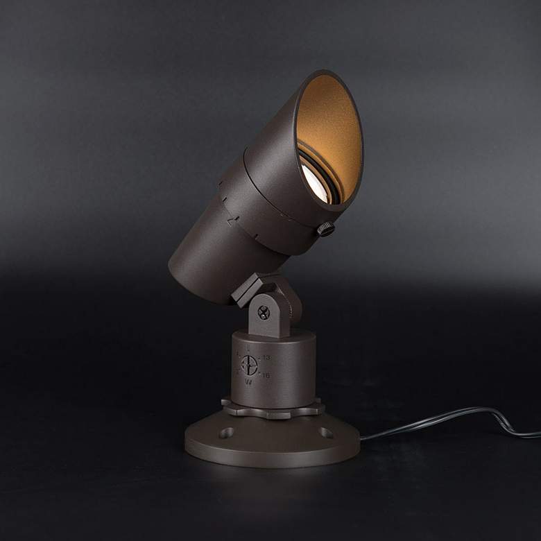 Image 4 WAC Landscape 6" High Bronze 2700K LED Accent Spot Light more views