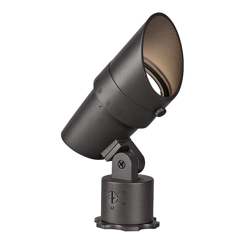 Image 1 WAC Landscape 6 inch High Bronze 3000K LED Accent Spot Light