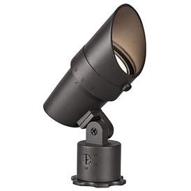 Image1 of WAC Landscape 6"H Bronzed Brass 120V LED Accent Spot Light