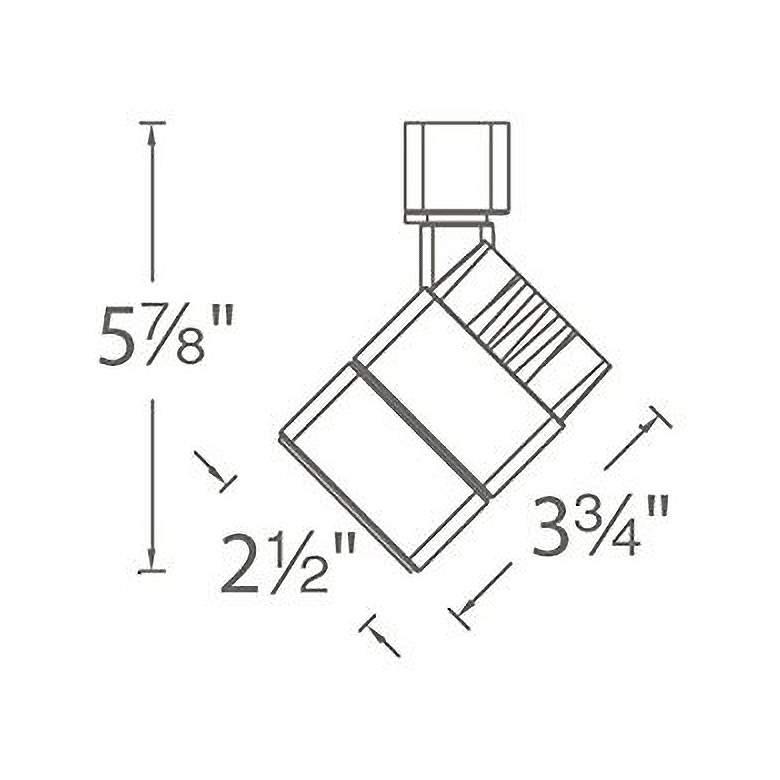 Image 2 WAC LED207 White AC Track Head for Lightolier Systems more views