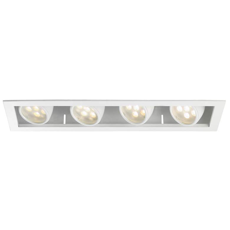 Image 1 WAC LEDme&#174;  10 Degree 4-Light Recessed Trim with Housing