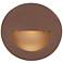 WAC LEDme 3 1/2" Wide Bronze Circular LED Step Light