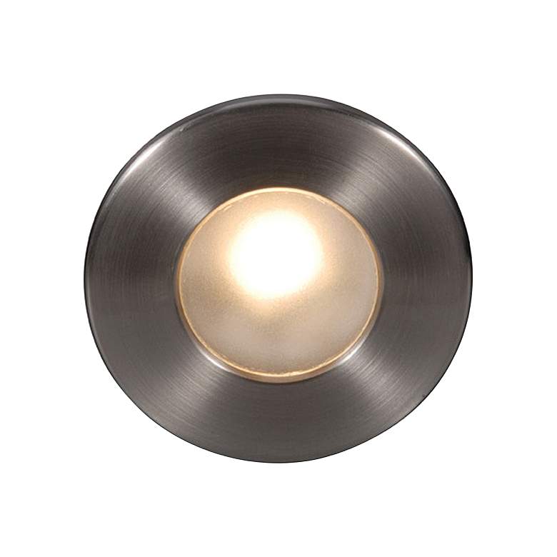 Image 1 WAC LEDme® 3 1/2" Wide Brushed Nickel LED Step Light