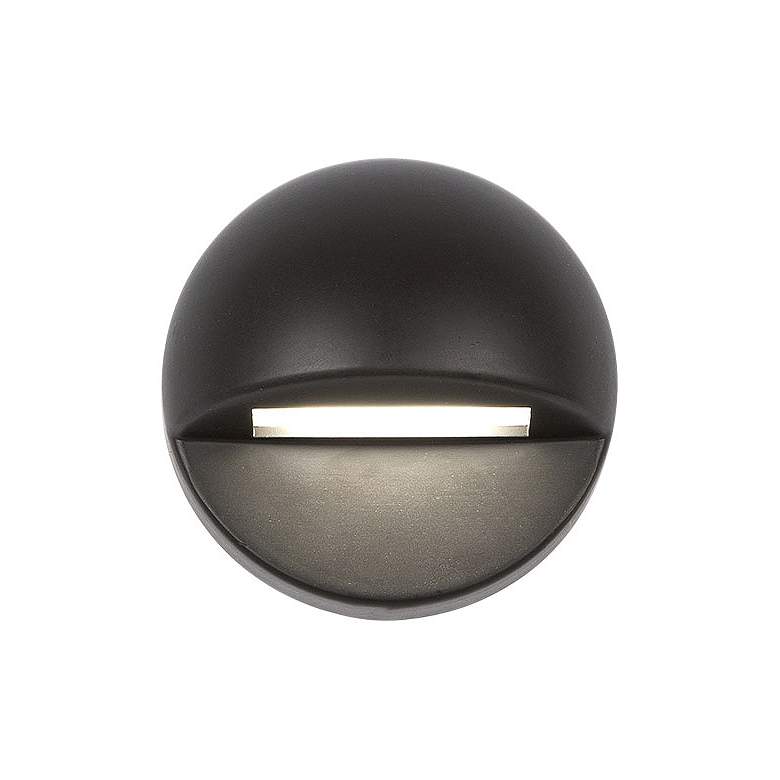 Image 1 WAC LEDme 3 inchW Bronze Round 3000K LED Deck and Patio Light