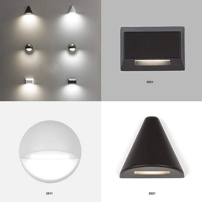 Image 3 WAC LEDme 3"W Bronze Round 3000K LED Deck and Patio Light more views