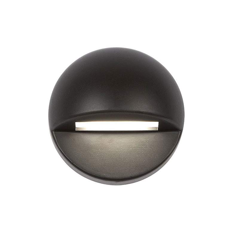Image 1 WAC LEDme 3"W Bronzed Brass 2700K LED Deck and Patio Light