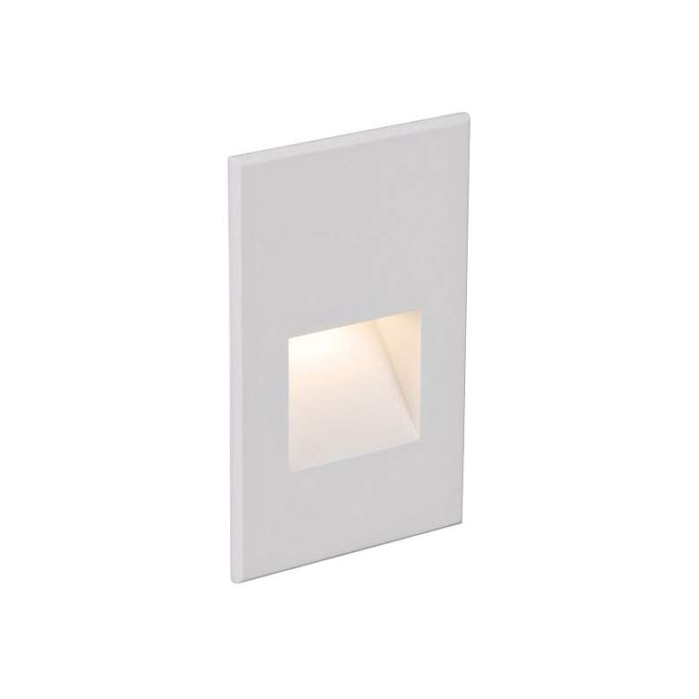 Image 1 WAC LEDme 3 inchW White Vertical 2700K LED Step and Wall Light