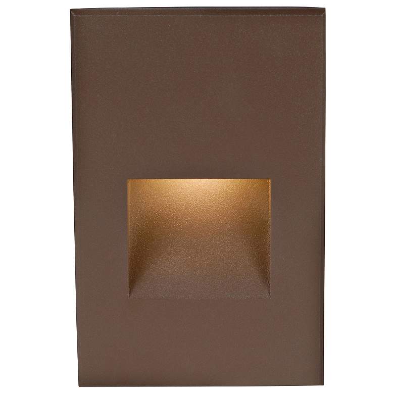 Image 1 WAC LEDme® 5" High Bronze Step Light