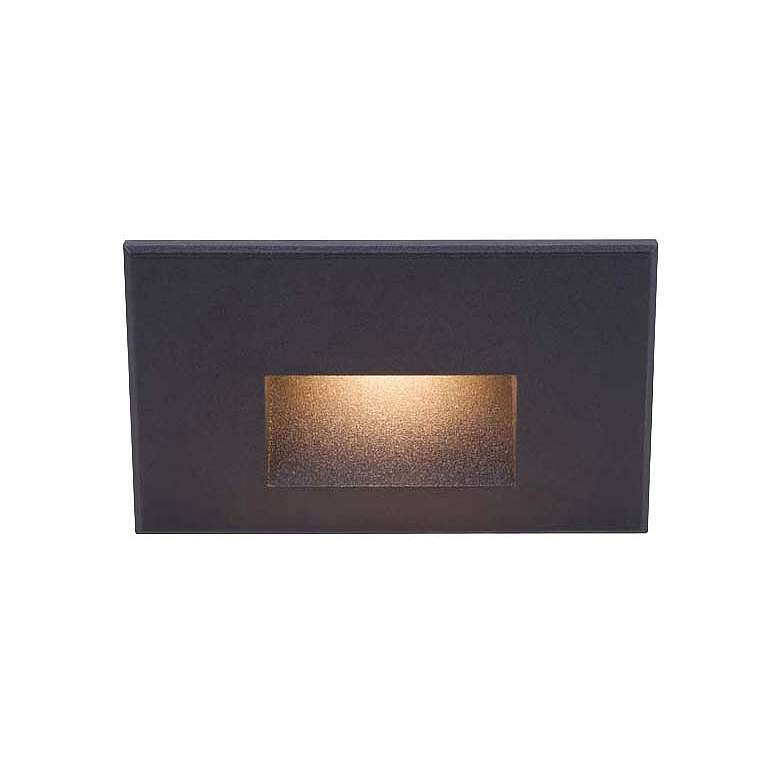 Image 2 WAC LEDme® 5" Wide Black Step Light
