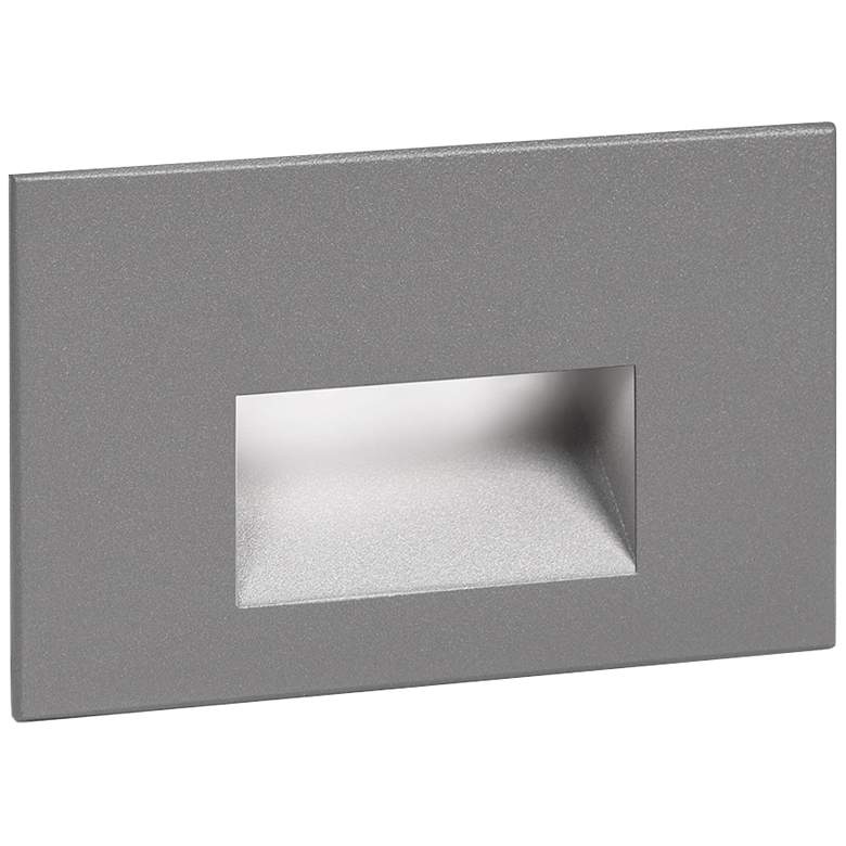 Image 1 WAC LEDme 5" Wide Graphite Horizontal LED Step Light