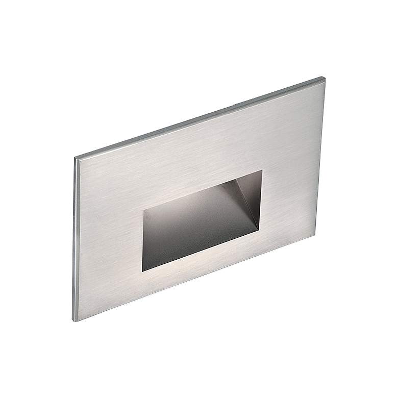 Image 1 WAC LEDme 5" Wide Steel Horizontal 3000K LED Step Light