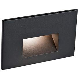 Image1 of WAC LEDme 5"W Black Horizontal 2700K LED Step and Wall Light