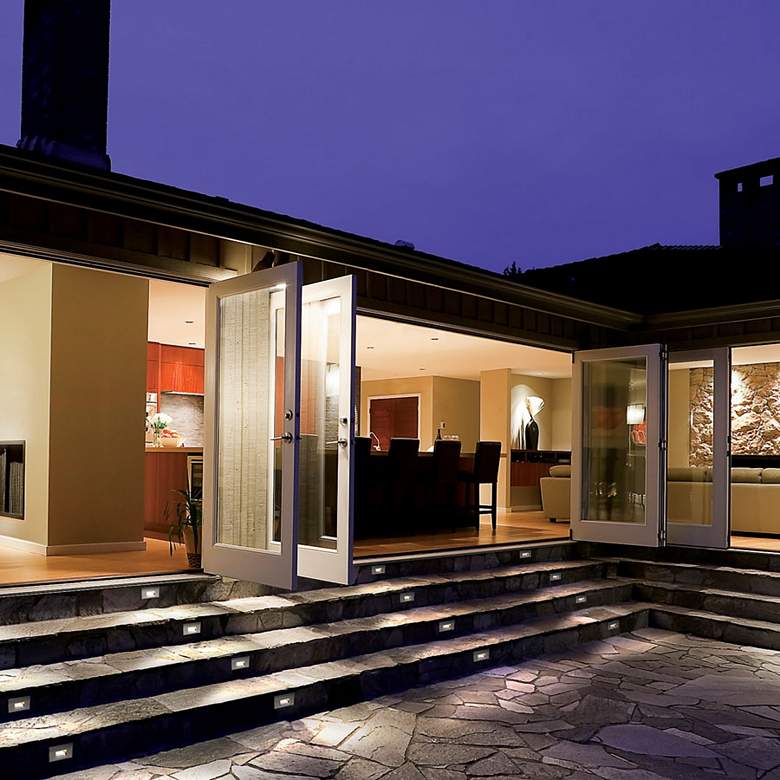 Image 2 WAC LEDme 5"W Bronzed Brass Horizontal 3000K LED Step Light more views