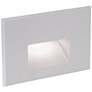 WAC LEDme 5"W White Anti-Microbial Horizontal LED Step Light