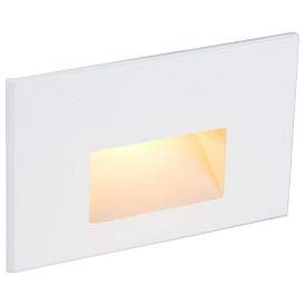 Image1 of WAC LEDme 5"W White Horizontal 2700K LED Step and Wall Light