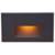 WAC LEDme 5" Wide Black Horizontal Amber LED Step Light