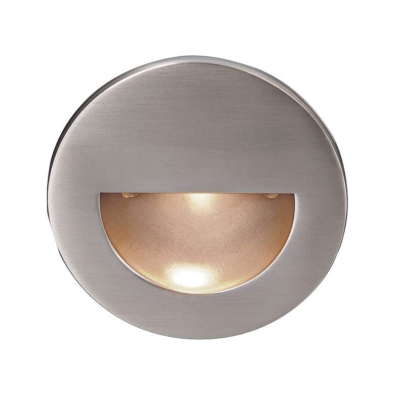 Image 1 WAC LEDme&#174; Brushed Nickel Round Step Light