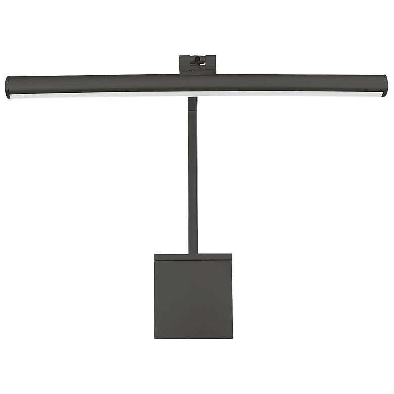 Image 1 WAC LEDme Vibe 15" Wide Black Direct Wire LED Picture Light