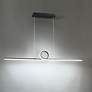 2_WAC Loophole 52" Wide Black LED Linear Pendant Light more views