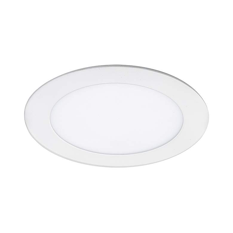 Image 1 WAC Lotos 4" White Round 5-CCT Selectable LED Recessed Kit