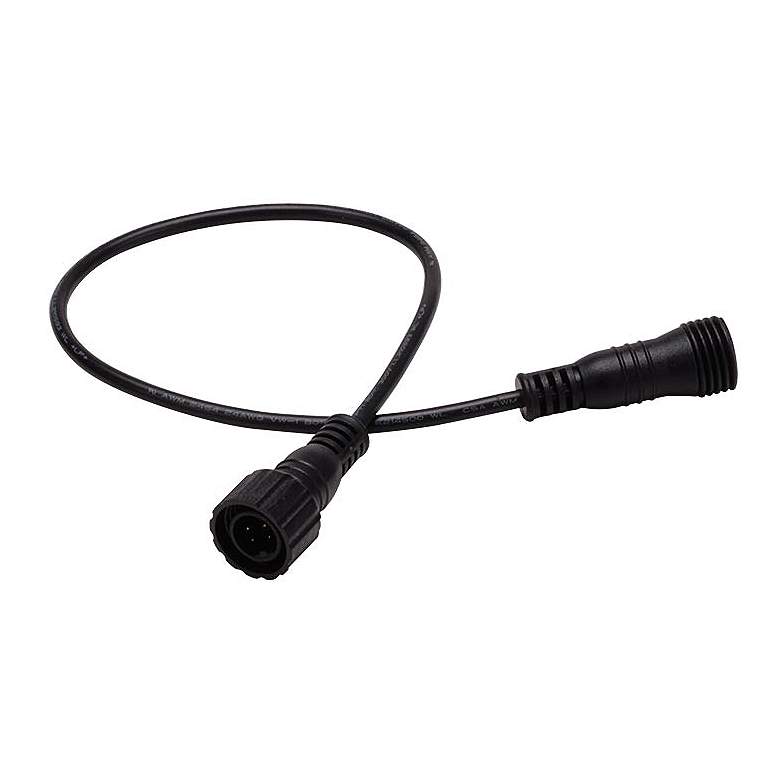 Image 1 WAC Magner 12 inch Black Joiner Cable for Landscape Tape Light