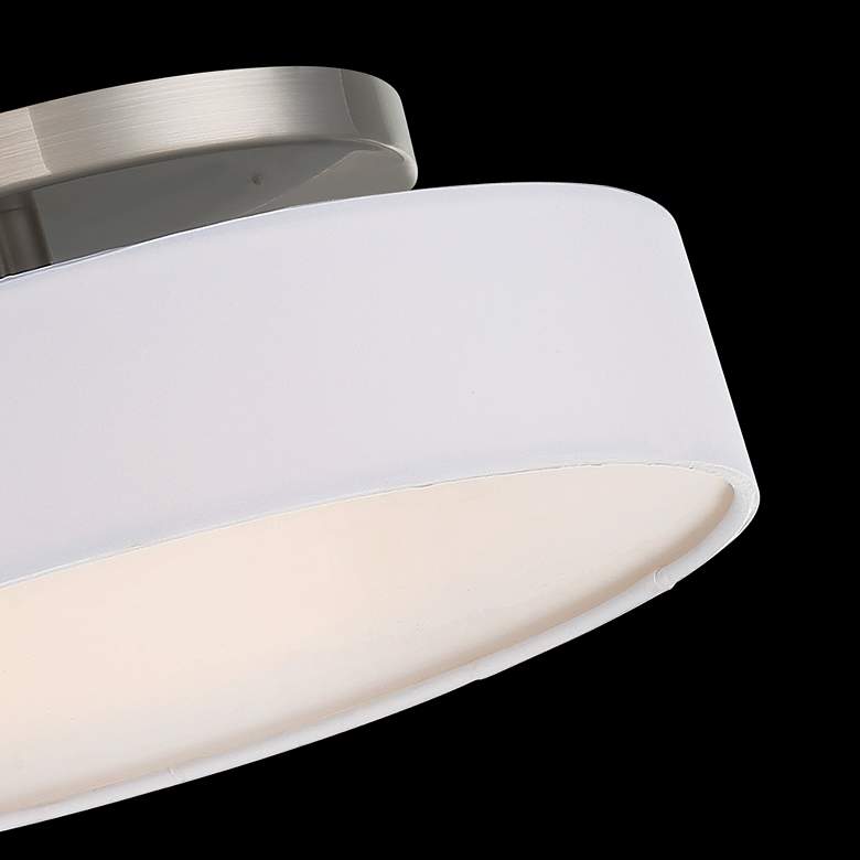 Image 3 WAC Manhattan 20" Wide Brushed Nickel LED Ceiling Light more views