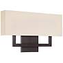 WAC Manhattan 22" Wide Brushed Bronze LED Wall Sconce