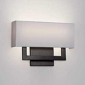 Image1 of WAC Manhattan 22" Wide Brushed Bronze LED Wall Sconce