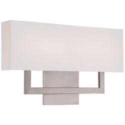 WAC Manhattan 22&quot; Wide Brushed Nickel LED Wall Sconce