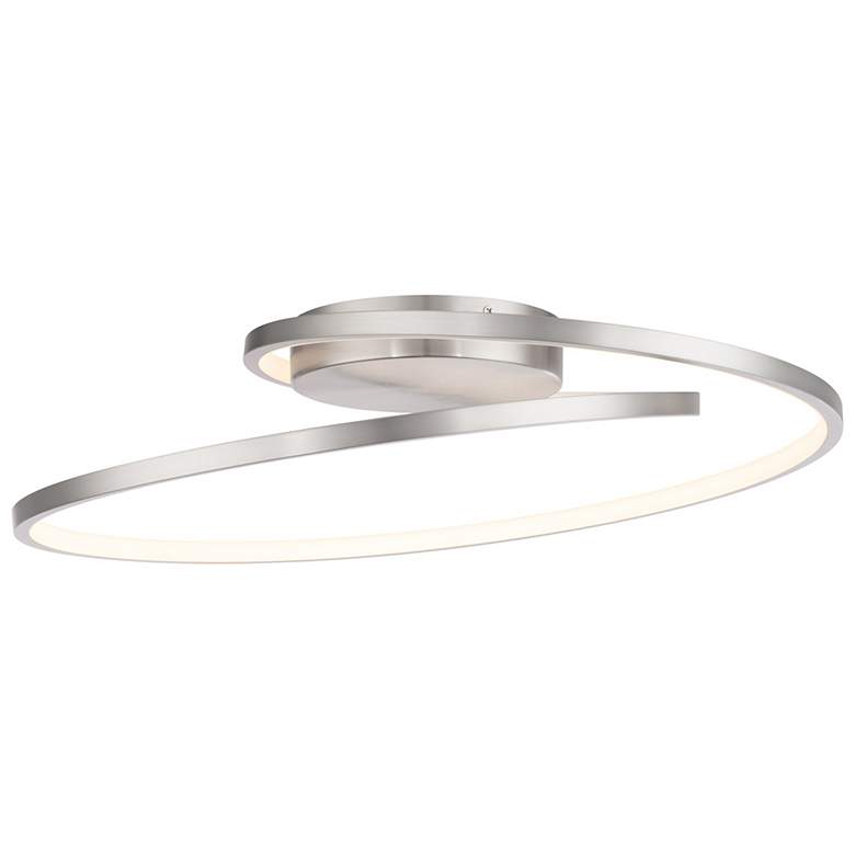 Image 3 WAC Marques 21 1/2" Wide Brushed Nickel LED Ceiling Light