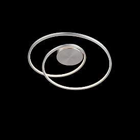 Image4 of WAC Marques 21 1/2" Wide Brushed Nickel LED Ceiling Light more views