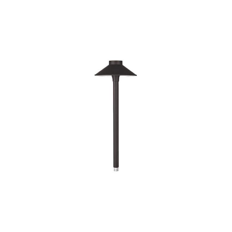 Image 1 WAC Mini Tiki 15" High Black LED Landscape Path Light