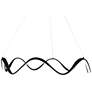 2_WAC Morae 30" Wide Black LED Pendant Light