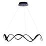 3_WAC Morae 30" Wide Black LED Pendant Light more views