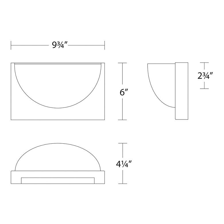 Image 5 WAC Mylie 6" High Aged Brass LED Wall Sconce more views